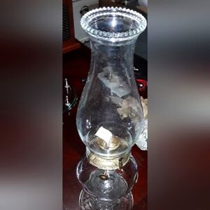 Antique oil lamp.